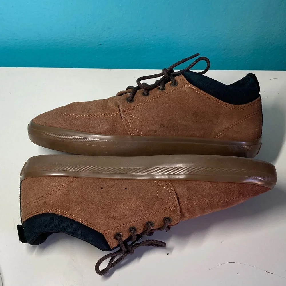 Globe Brown Suede Skater Sneakers Casual Shoes Size 40.5 US Men’s 8